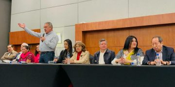 Se pronuncia Morón ante liderazgos nacionales por honrar principios de la 4T en todo el país