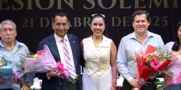 La presidenta municipal Fanny Arreola Pichardo encabeza Sesión Solemne.