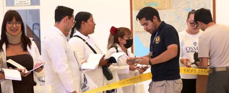 Futuros profesionales forenses del Instituto OSMAR se aproximan a las labores de la Fiscalía General