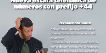 SSP alerta sobre nuevo fraude teléfonico con números desde Reino Unido