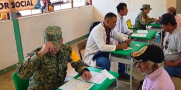 SSP y Defensa acercan servicios de salud a pobladores de Apatzingán