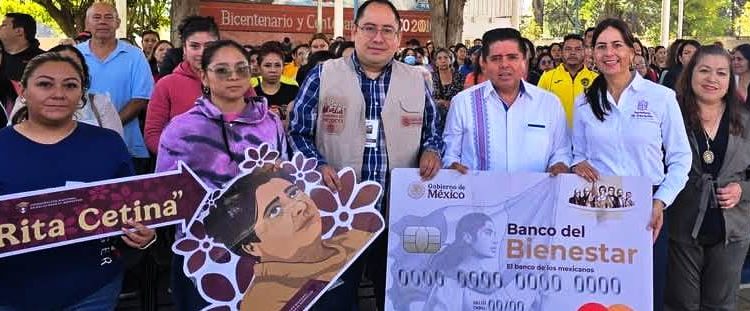Entrega de tarjetas de Beca “Rita Cetina” presenta avance del 70 por ciento, en Michoacán
