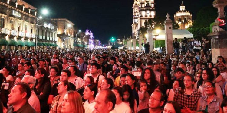 Éxito rotundo en presentación de la Última Cena en el centro de Morelia