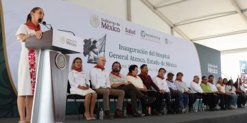 A 19 AÑOS DE LA REPRESIÓN AL PUEBLO DE ATENCO,  PRESIDENTA CLAUDIA SHEINBAUM INAUGURA HOSPITAL GENERAL “FRANCISCO ALTAMIRANO NÚÑEZ” DEL IMSS BIENESTAR EN SAN SALVADOR ATENCO