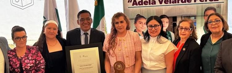 Laura González, galardonada con la presea Adela Velarde Pérez: Conalep