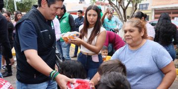 Con regalos y diversión, celebra el PVEM el Día de la Niñez en Morelia
