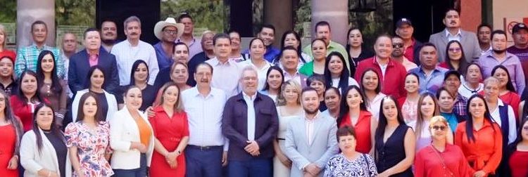 Se reúne Reyes Galindo con Bedolla y autoridades del PT en Michoacán