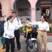 Fanny Arreola entrega de Motocicleta Paramédico a Protección Civil y Bomberos