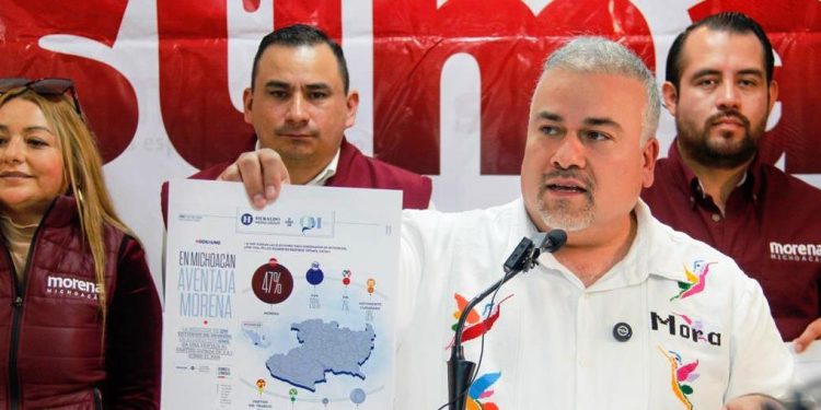 Morena arrasa en intención de voto en Michoacán; encuesta lo confirma: Jesús Mora