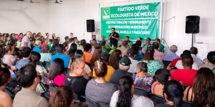 Reconoce Ernesto Núñez Aguilar el fortalecimiento del Partido Verde en Tierra Caliente