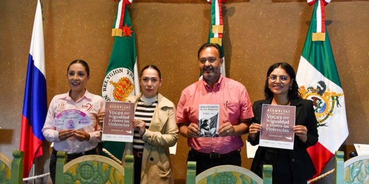 Julio Arreola impulsa Asamblea de Mujeres “Voces por la Igualdad y Contra las Violencias” en Pátzcuaro