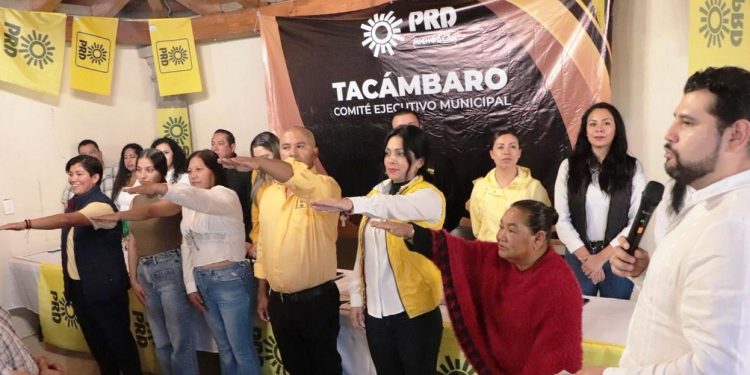 El PRD Michoacán se reorganiza en Tacámbaro y Ario de Rosales con respaldo a sus estructuras locales