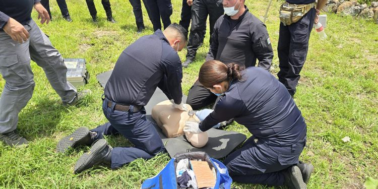 Guardias Civiles se capacitan en intoxicaciones por materiales peligrosos: SSP