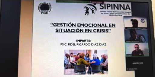 Fiscalía General capacita a docentes de Zitácuaro en materia de gestión emocional