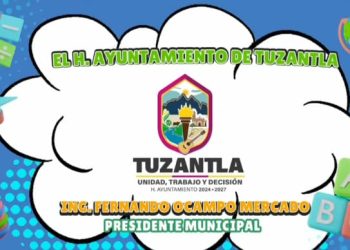 En apoyo a las familias el ayuntamiento de Tuzantla anuncia entrega de útiles escolares