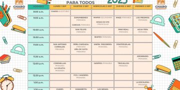 Gabriel Molinero alcalde de Charo anuncia calendario para la entrega de útiles escolares