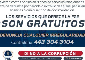 Ordena Fiscal General evitar actos de corrupción en prestación de servicios a la ciudadanaía