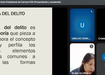Fiscalía General capacita a la Triada Investigadora en materia de “Elementos del Delito”