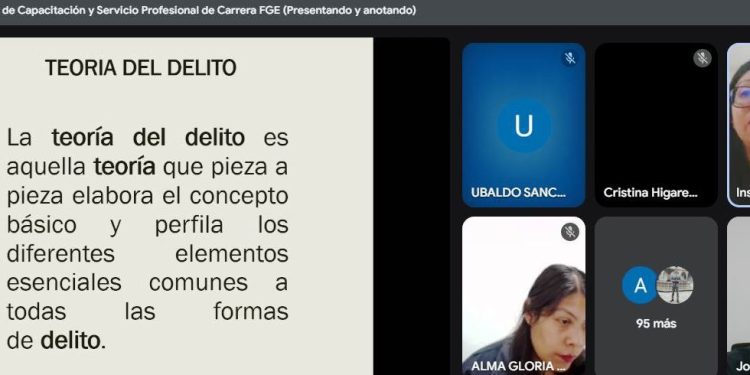 Fiscalía General capacita a la Triada Investigadora en materia de “Elementos del Delito”