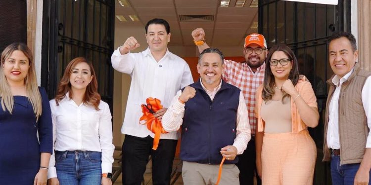 Víctor Manríquez inaugura Casa Naranja en Jacona, MC se consolida como la alternativa que está del lado de la gente