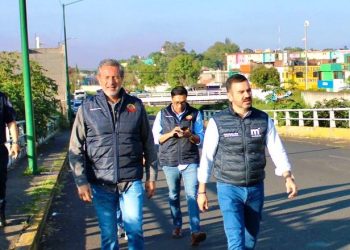 Yankel Benítez supervisa niveles de ríos y drenes de Morelia