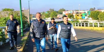 Yankel Benítez supervisa niveles de ríos y drenes de Morelia