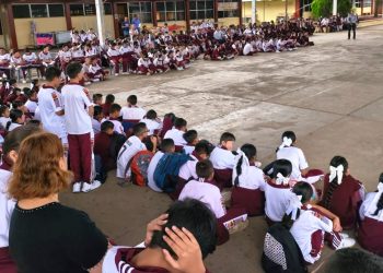 Continúa FGE con acciones de prevención de la violencia en la región de Uruapan