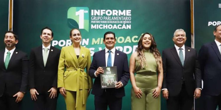 Entrega Grupo Parlamentario del PVEM Primer Informe de actividades legislativas