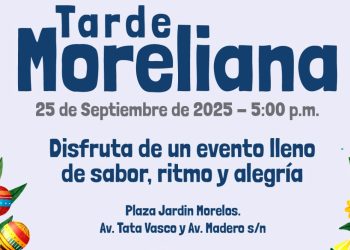 Invita Sefeco a la tradicional Tarde Moreliana en Plaza Jardín Morelos
