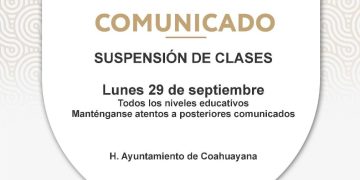 Suspenden clases en todos los niveles educativos en Coahuayana