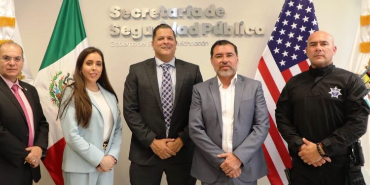 SSP fortalece lazos de cooperación con la Embajada de Estados Unidos