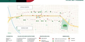 Conoce los 20 accesos con arcos detectores que habrá para el desfile del 16 de septiembre en Morelia
