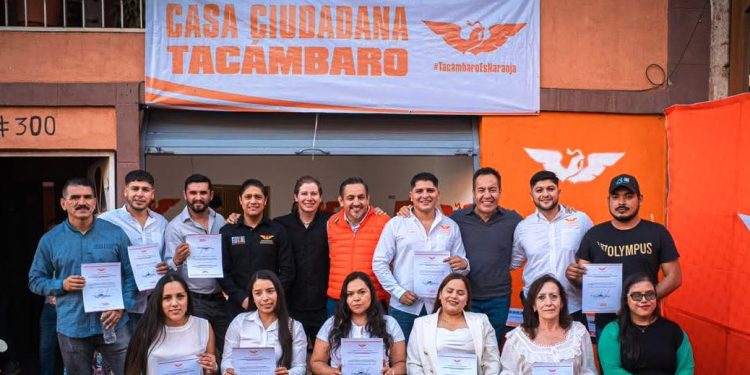 Fuerza Naranja fortalece su presencia en Michoacán con nueva Casa Ciudadana en Tacámbaro y designan Comisión Operativa Municipal