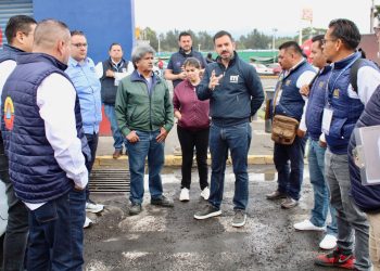 Yankel Benítez encabeza operativo de ordenamiento comercial en la colonia Mariano Michelena