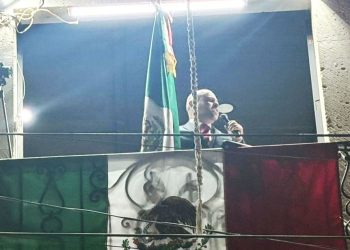 Eric Gaona encabezó el Grito de Independencia en Tarímbaro