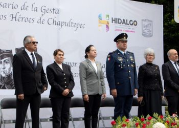 En un Marco de civismo el municipio de Hidalgo recordó la Gesta Heroica de los Niños Heroes de Chapultepec