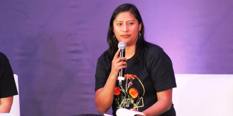 «Ante una necesidad, nace una lucha»: Celeste Ascencio lleva las voces de las mujeres al Zócalo capitalino