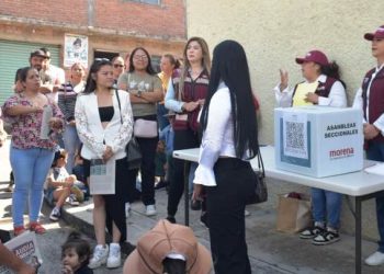 Fabiola Alanís sigue con instalación de los Comités Seccionales de Morena