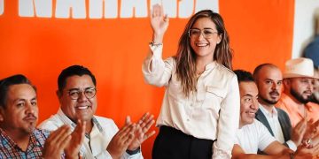 Grecia Aguilar refrenda su respaldo a los gobiernos naranjas y al trabajo coordinado en Michoacán con la dirigencia