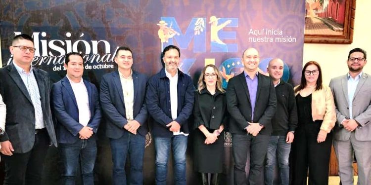 Julio Arreola fortalece la proyección internacional de Pátzcuaro en la Misión México-Colombia
