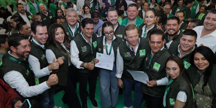 Dirigencia nacional del Partido Verde destapa a Ernesto Núñez rumbo a la gubernatura de Michoacán