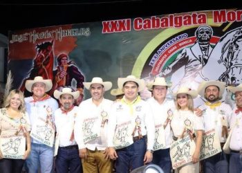 Participa Vicente Gómez en el último tramo de la Cabalgata Morelos