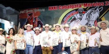 Participa Vicente Gómez en el último tramo de la Cabalgata Morelos