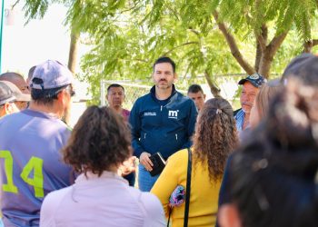 Ofrece Yankel Benítez trabajo estrecho a vecinas y vecinos de La Aldea