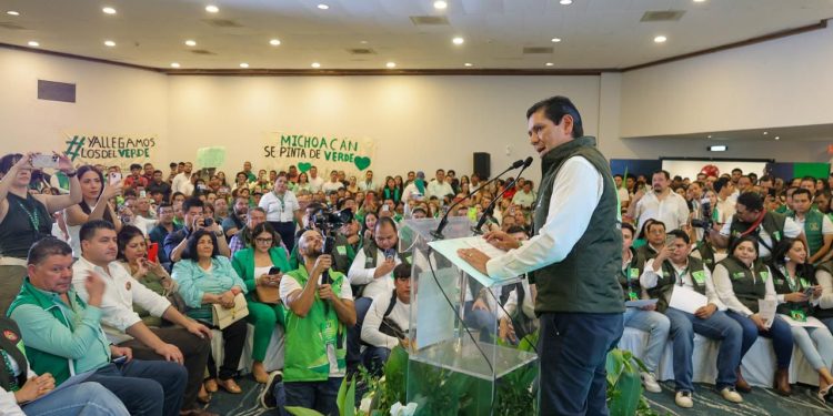 El PVEM en Michoacán consolida su crecimiento como segunda fuerza política y ratifica su proyecto de “La Familia Verde”
