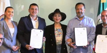 Julio Arreola encabeza el Hermanamiento entre Pátzcuaro con San Roque y Pueblorrico, Colombia