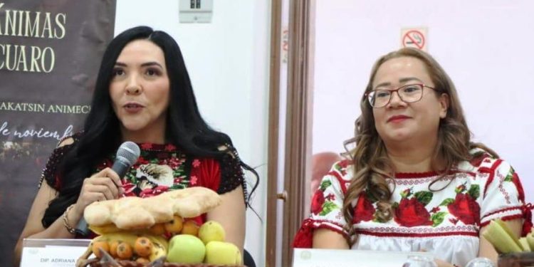 Invita Adriana Campos Huirache a vivir la Noche de Animas en el municipio de Erongarícuaro