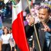 Julio Arreola encabeza el desfile del 115 Aniversario de la Revolución Mexicana en Pátzcuaro