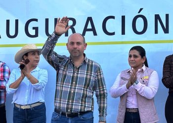 Encabeza Eric Gaona inauguración del pozo de agua en La Palma