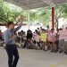Pablo Varona alcalde de Huetamo inauguró cancha con techumbre en plantel educativo y refrenda compromiso con la educación